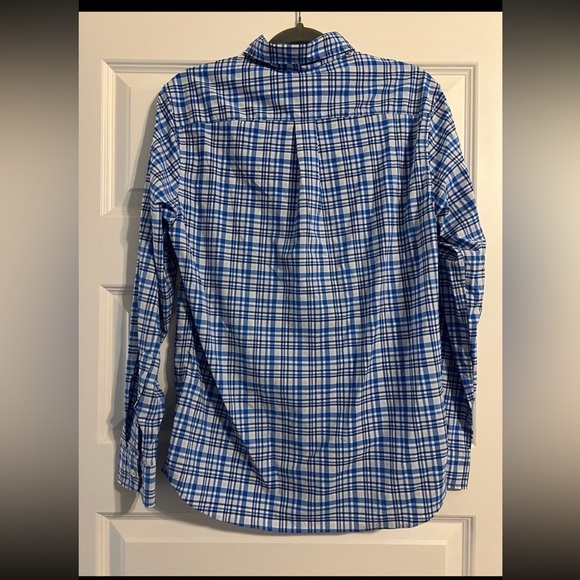 Vineyard Vines Men’s Performance Long-Sleeve Blue Check Polo Shirt Size XS NWT - Picture 3 of 5